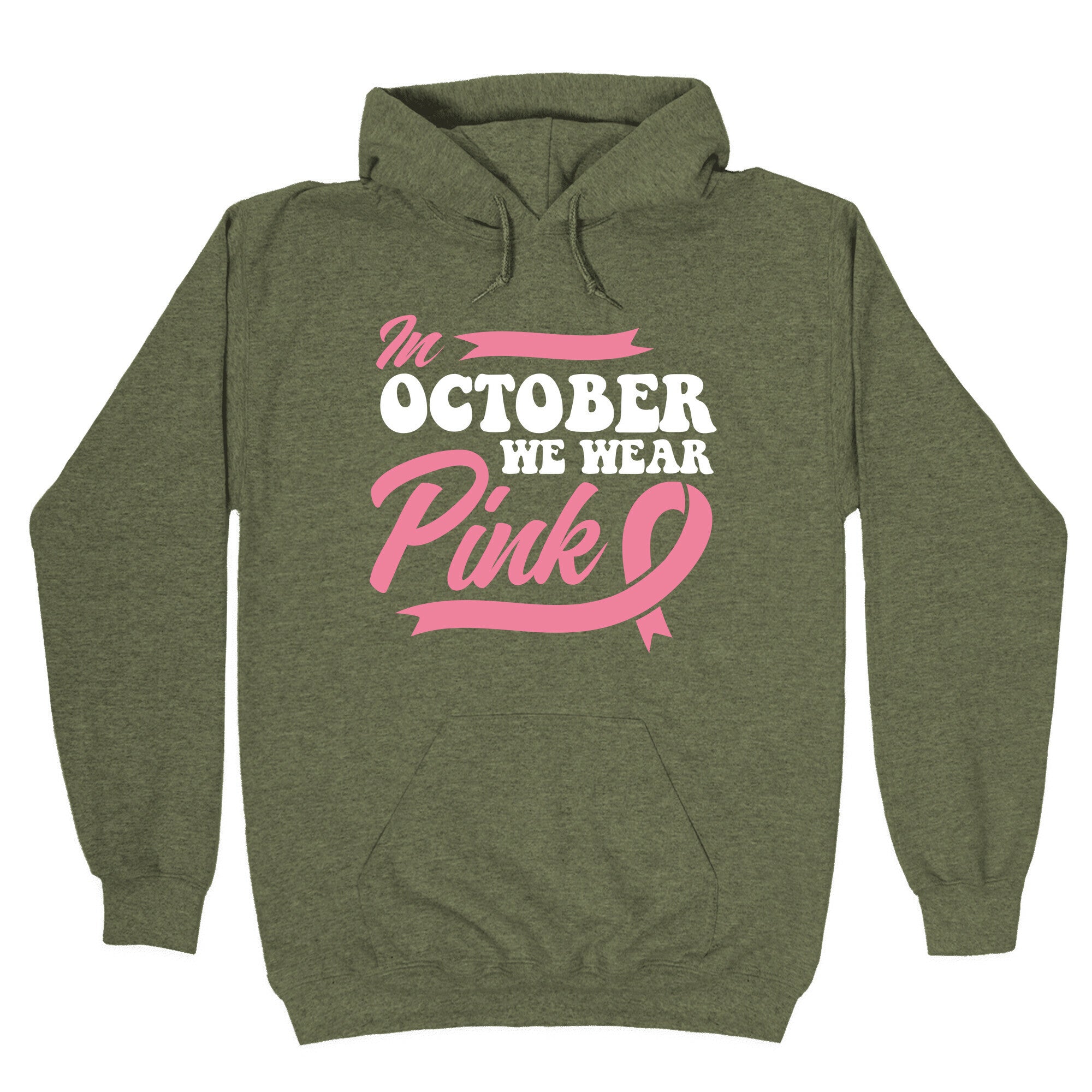 October Pink Breast Cancer Awareness Hoodie